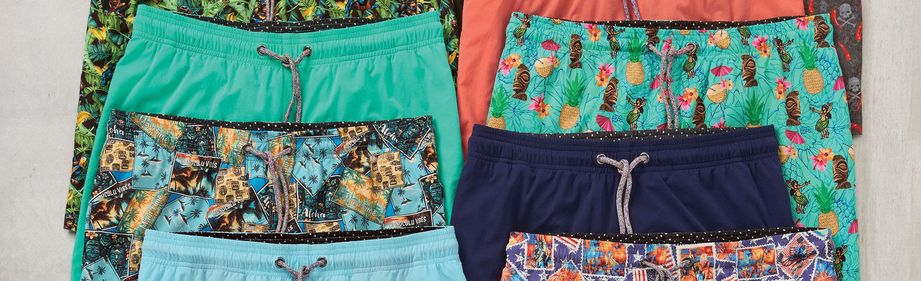 Men’s Designer Big & Tall Swimwear - Trunks, Boardshorts, Rash Guards & More