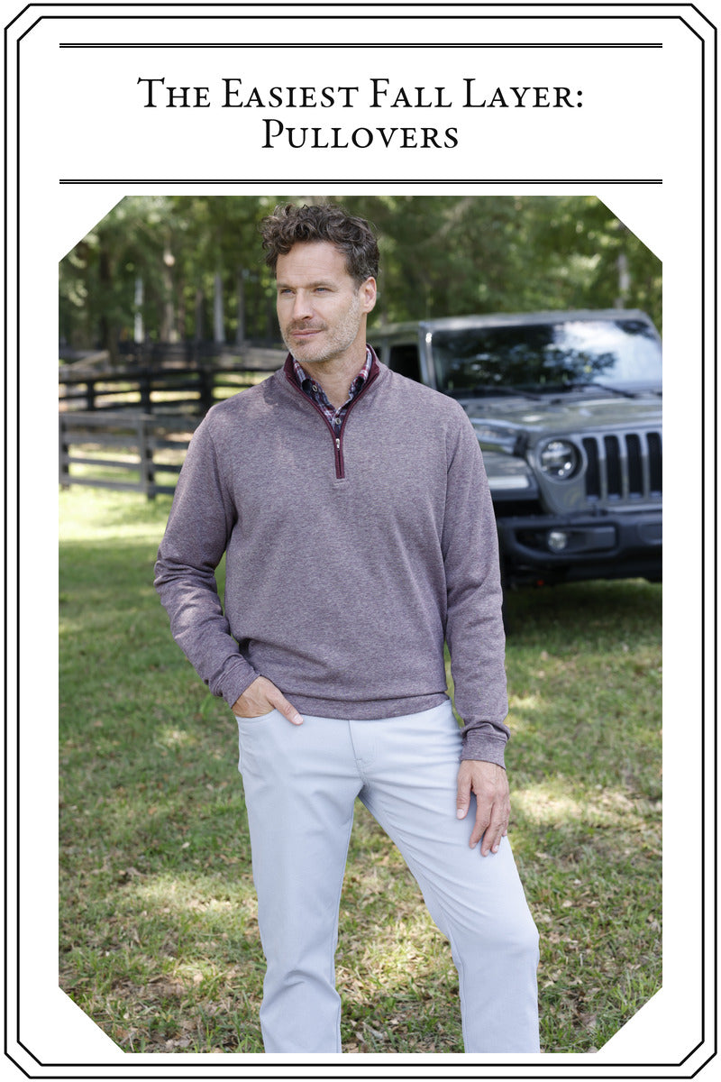 Big and Tall Quarter-Zips & Pullovers: The Easiest Fall Layer