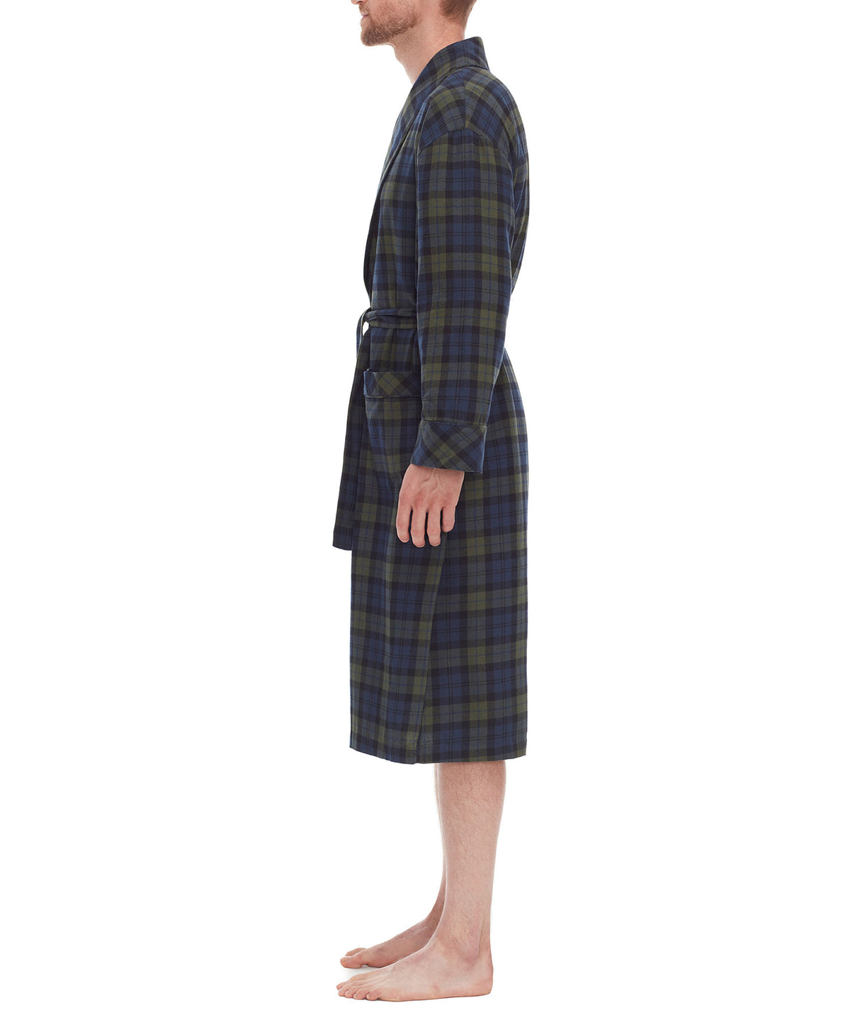 Majestic Flannel Shawl Collar Robe, Men's Big & Tall