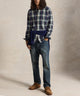 Polo Ralph Lauren Long-Sleeve Oxford Shirt - Navy/Green Multi