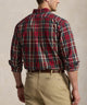 Polo Ralph Lauren Long-Sleeve Oxford Shirt - Red/Green Multi