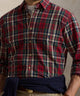Polo Ralph Lauren Long-Sleeve Oxford Shirt - Red/Green Multi