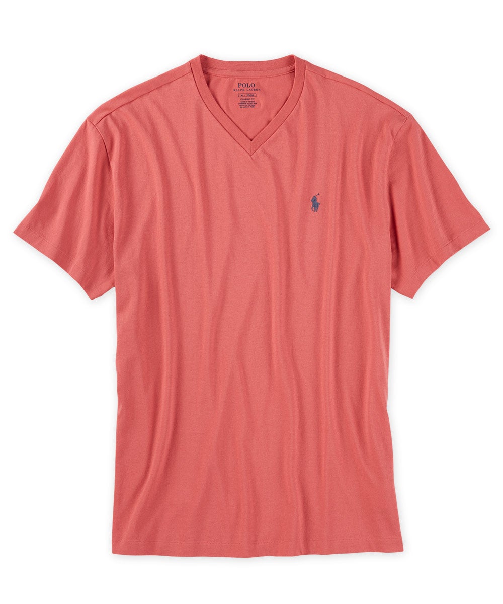Polo Ralph Lauren Short Sleeve V-Neck Tee Shirt, Men's Big & Tall
