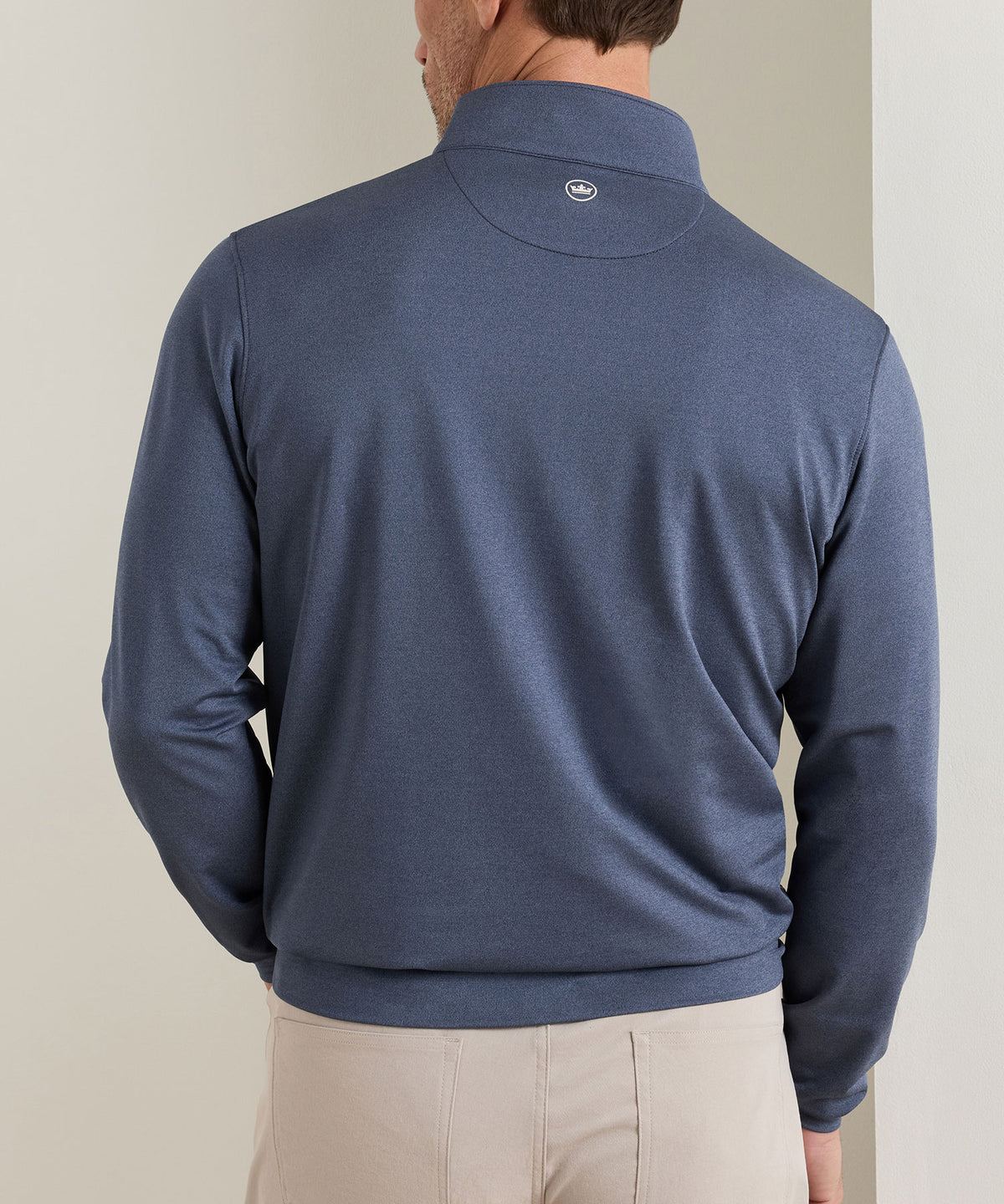 Peter Millar Perth Stretch Loop Terry Quarter-Zip Pullover, Men's Big & Tall