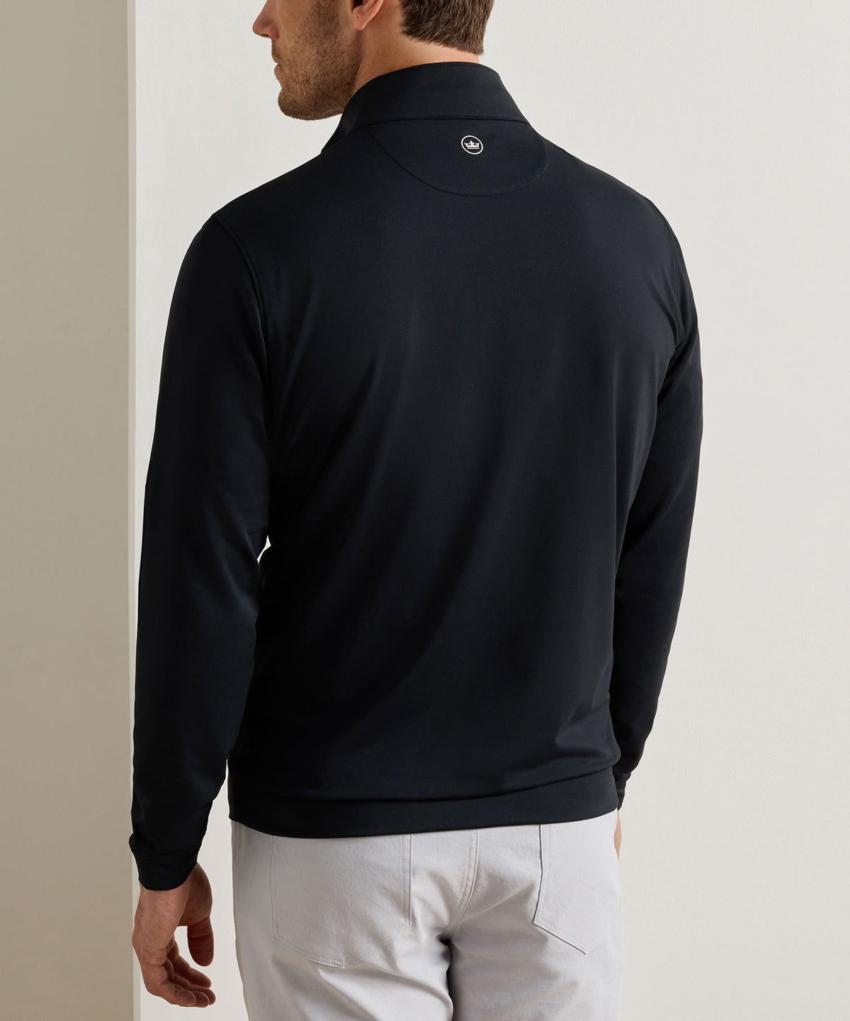 Peter Millar Perth Stretch Loop Terry Quarter-Zip Pullover, Men's Big & Tall