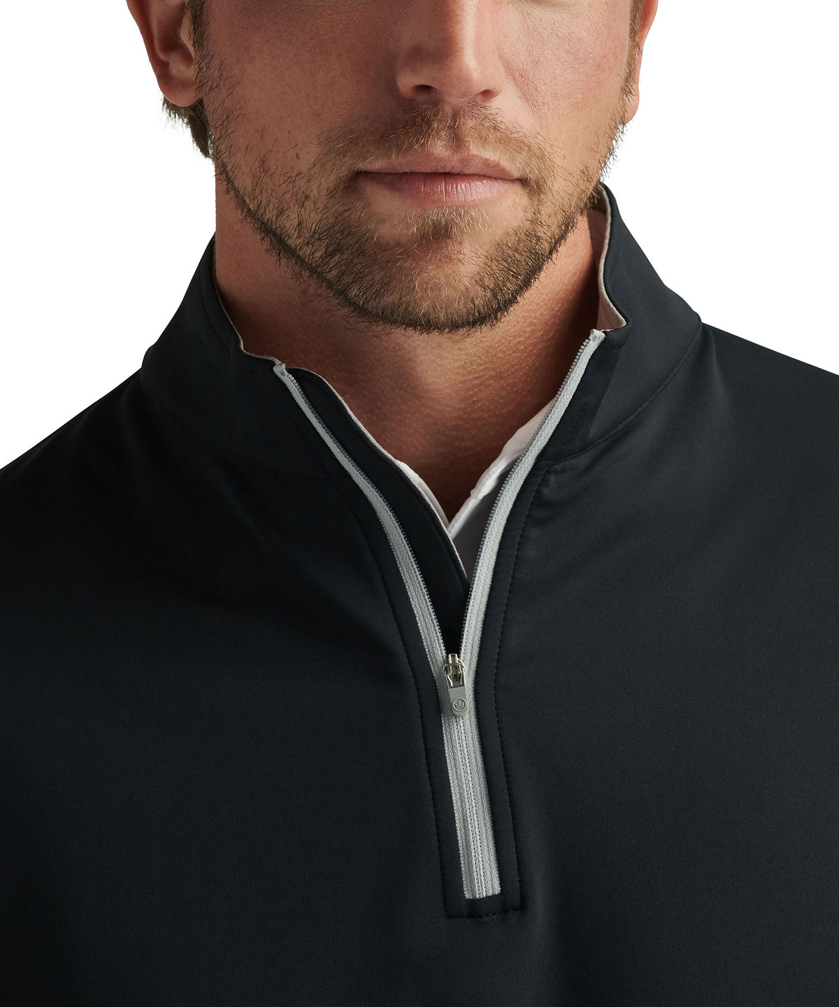 Peter Millar Perth Stretch Loop Terry Quarter-Zip Pullover, Men's Big & Tall