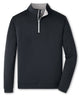 Peter Millar Perth Stretch Loop Terry Quarter-Zip Pullover - Black