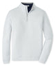Peter Millar Perth quarter-zip in British Grey, front product shot