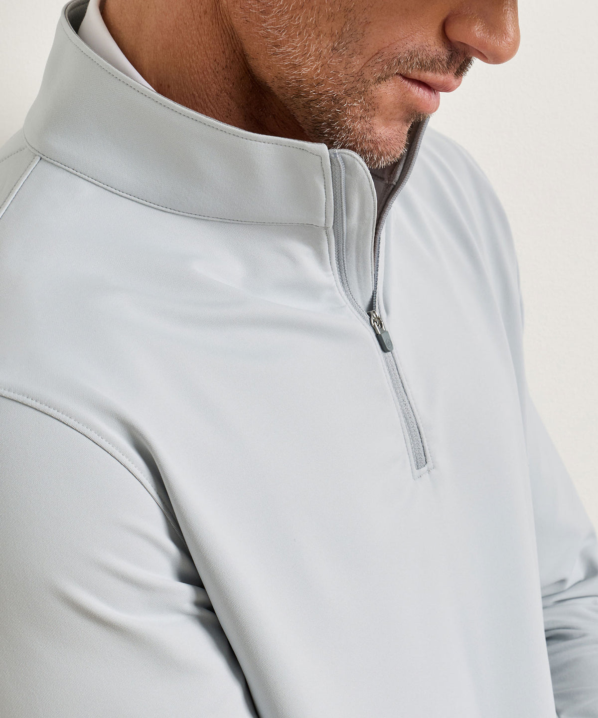 Peter Millar Perth Stretch Loop Terry Quarter-Zip Pullover, Men's Big & Tall