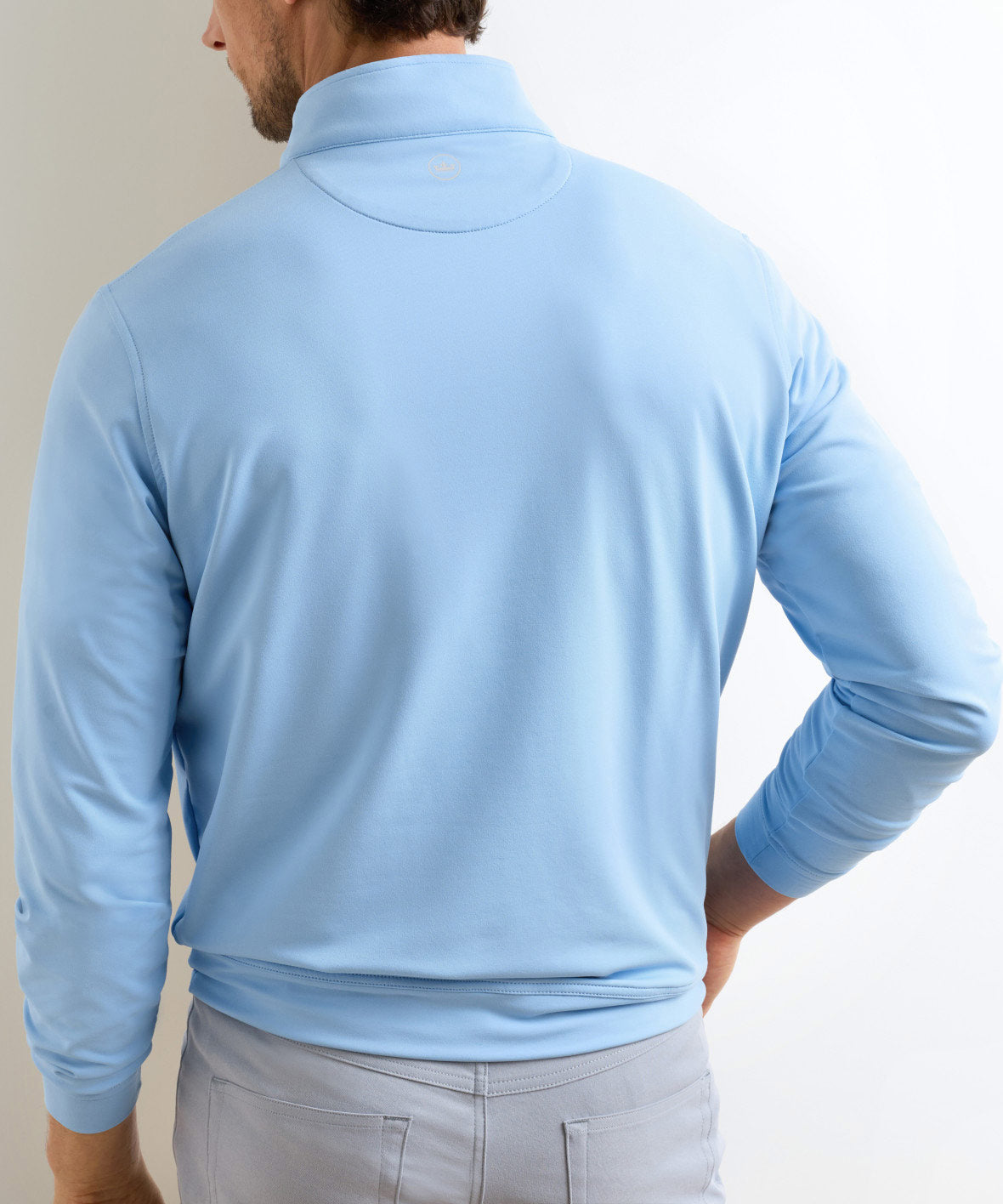 Peter Millar Perth Stretch Loop Terry Quarter-Zip Pullover, Men's Big & Tall