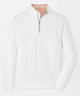 Peter Millar Perth quarter-zip in white, front product view