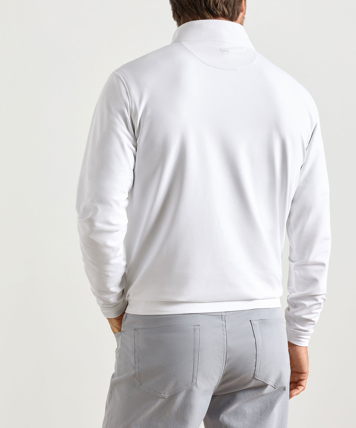 Peter Millar Perth Stretch Loop Terry Quarter-Zip Pullover, Men's Big & Tall