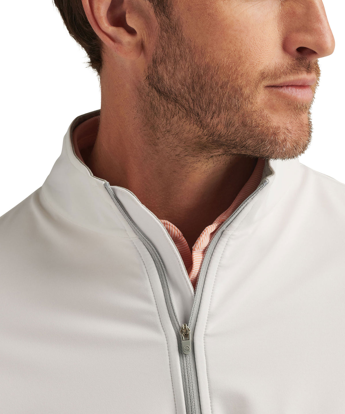 Peter Millar Perth Stretch Loop Terry Quarter-Zip Pullover, Men's Big & Tall