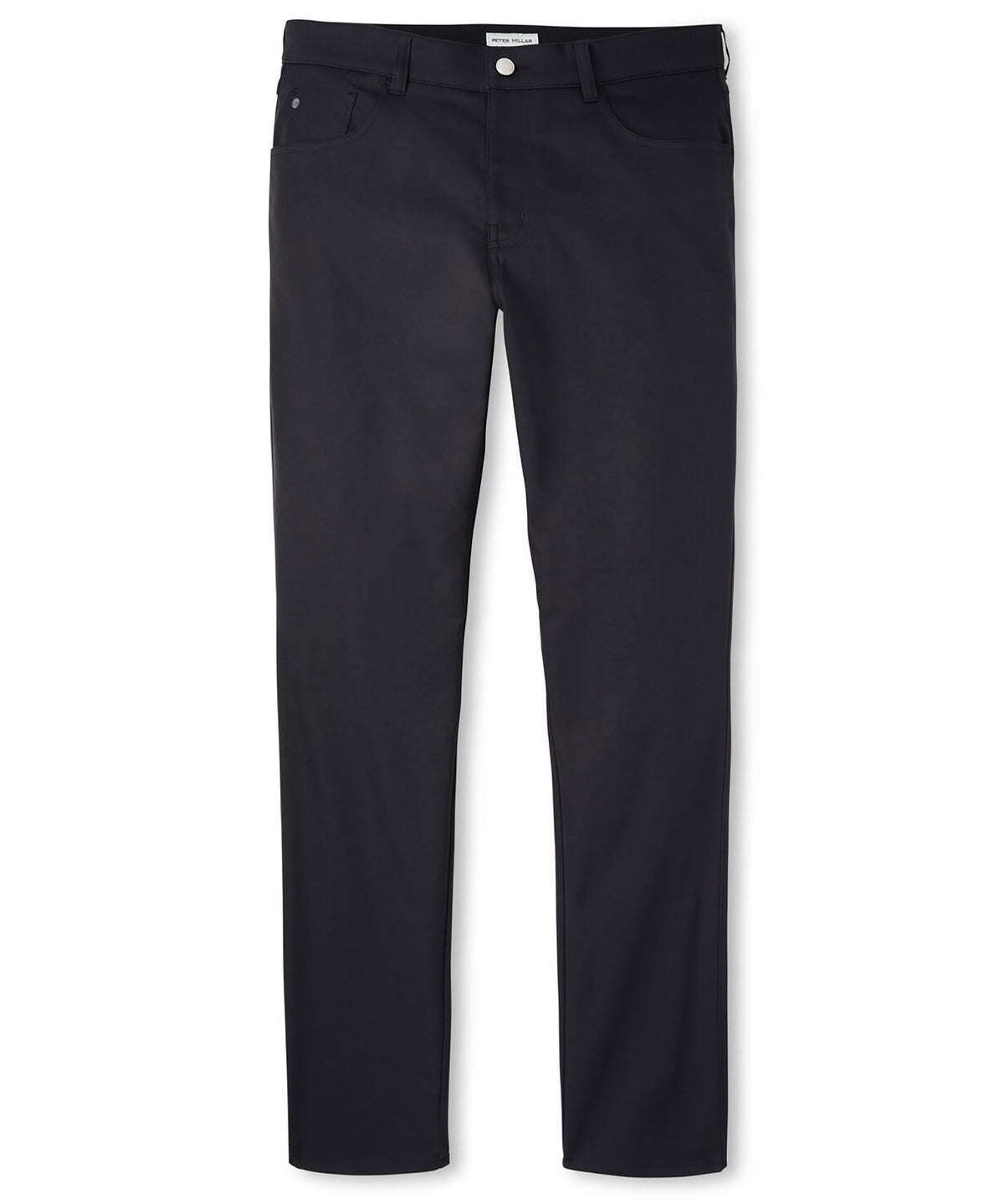 Peter Millar Performance 5-Pocket Pants - Black, Men's Big & Tall