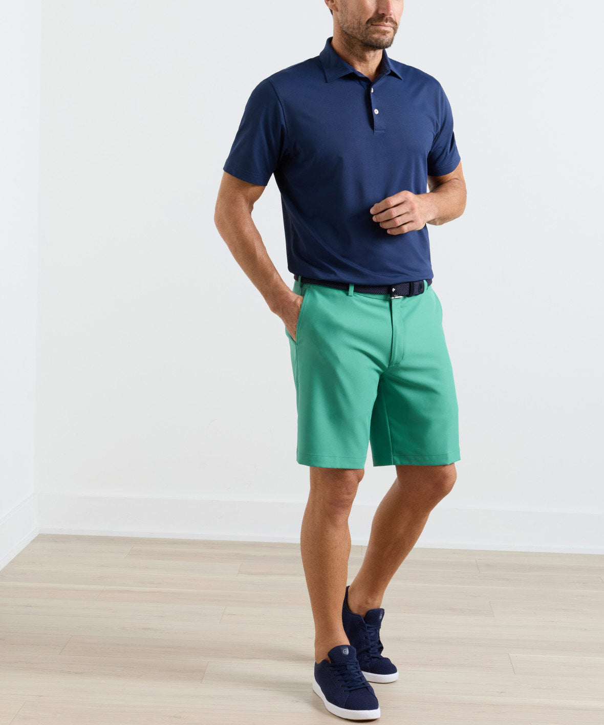 Peter Millar Salem High Drape Performance Shorts, Men's Big & Tall