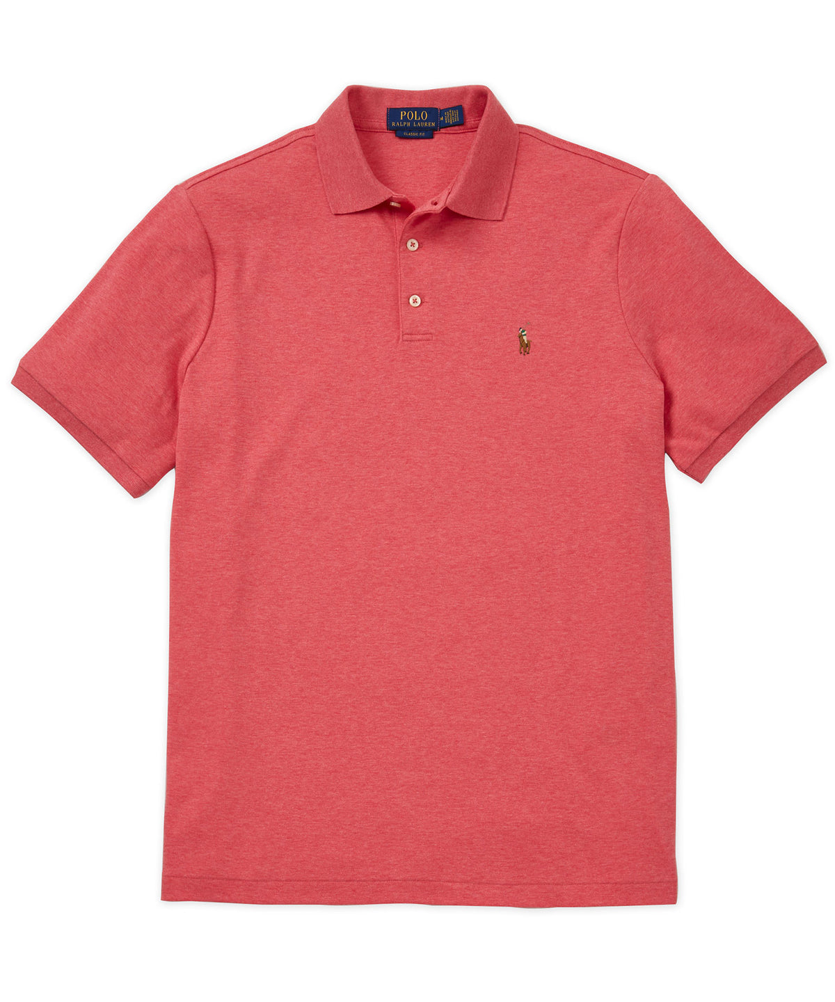 Polo Ralph Lauren Short Sleeve Classic Fit Soft Touch Pima Cotton Polo Shirt, Men's Big & Tall