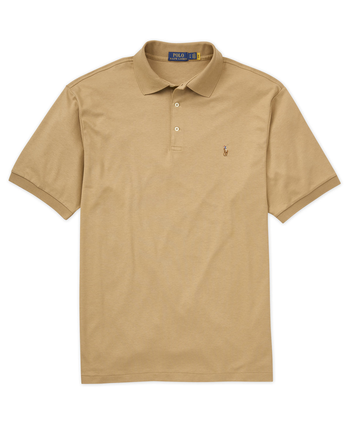 Polo Ralph Lauren Short Sleeve Classic Fit Soft Touch Pima Cotton Polo Shirt, Men's Big & Tall
