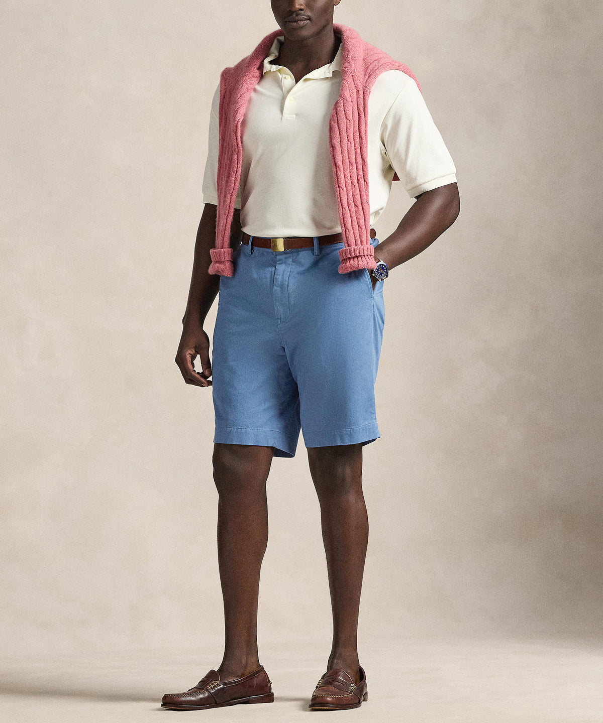 Polo Ralph Lauren Stretch Flat Front Chino Shorts, Men's Big & Tall