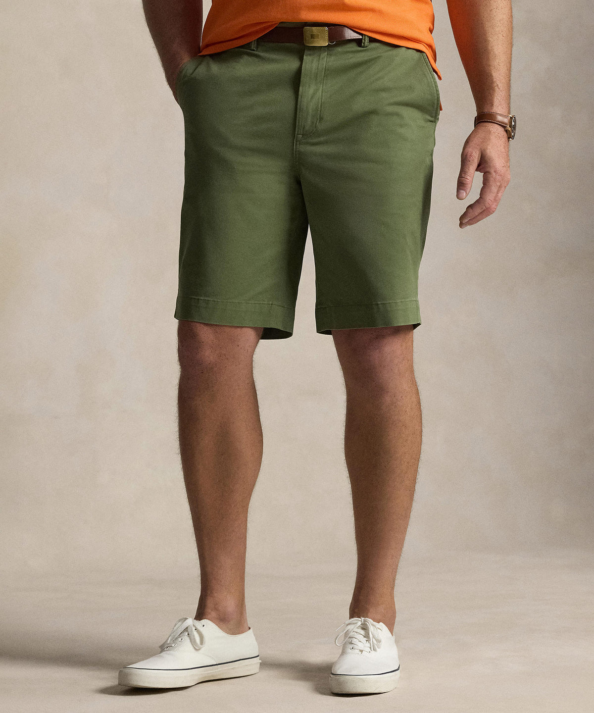 Polo Ralph Lauren Stretch Flat Front Chino Shorts, Men's Big & Tall