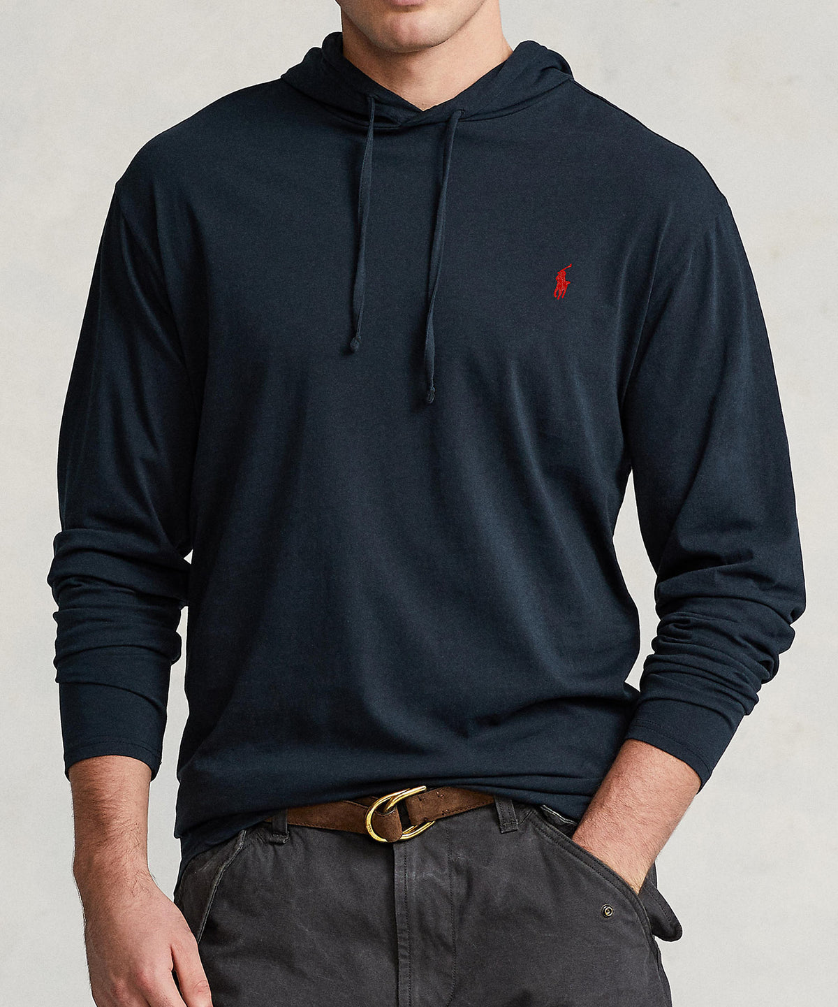 Polo Ralph Lauren Solid Hooded Tee Shirt, Men's Big & Tall