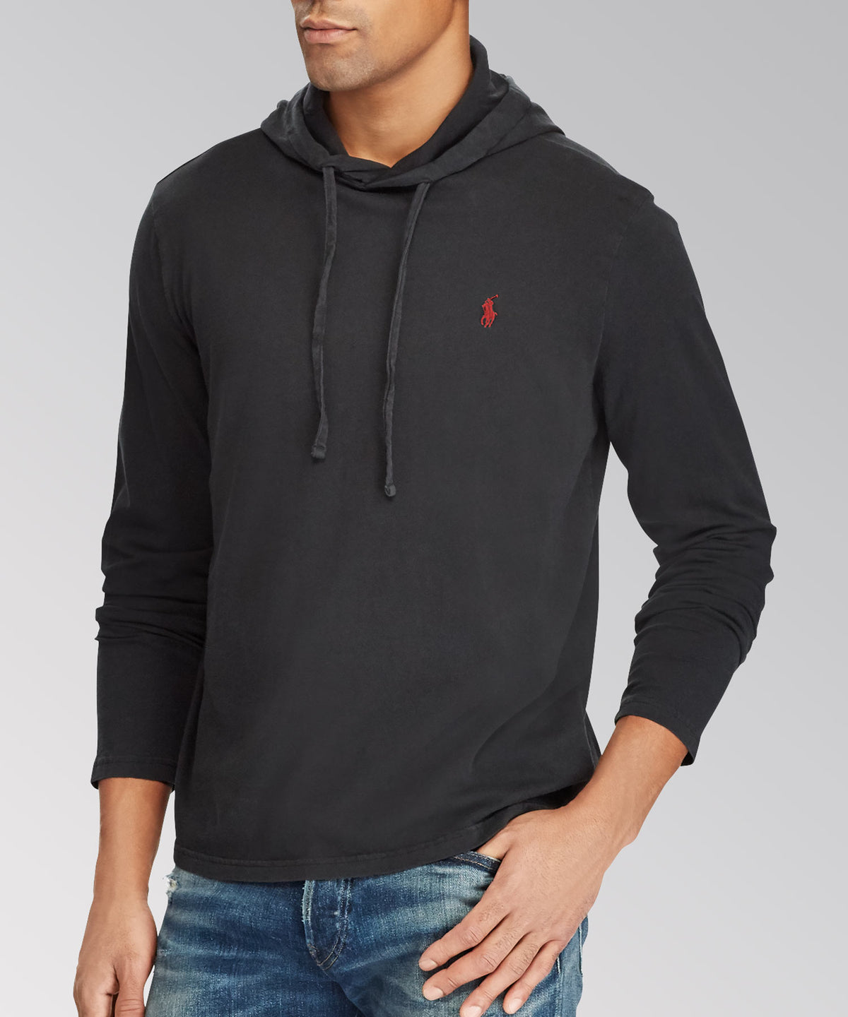 Polo Ralph Lauren Solid Hooded Tee Shirt, Men's Big & Tall