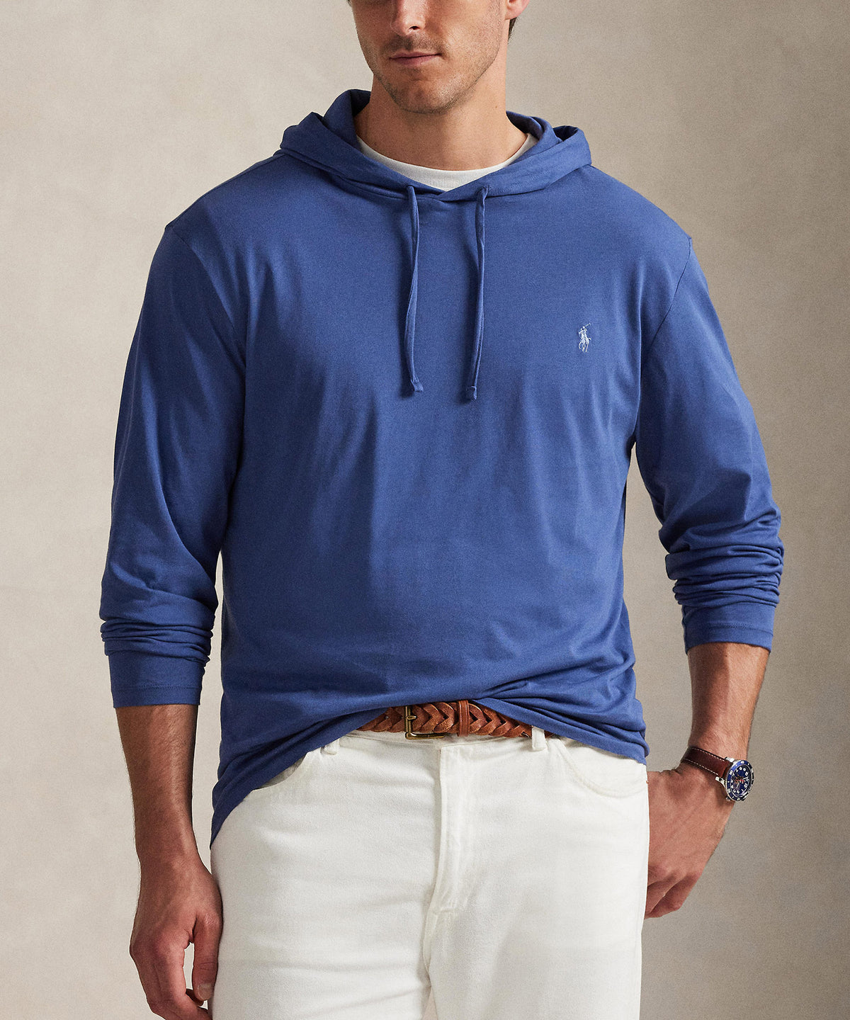 Polo Ralph Lauren Long Sleeve Hooded T-Shirt, Men's Big & Tall
