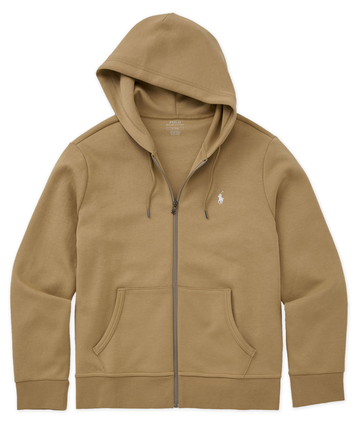 Polo Ralph Lauren Double-Knit Full-Zip Hoodie - Surrey Tan, Men's Big & Tall