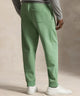 Polo Ralph Lauren double-knit jogger pants, mint-green with side pockets and tapered cuffs - Outback Green