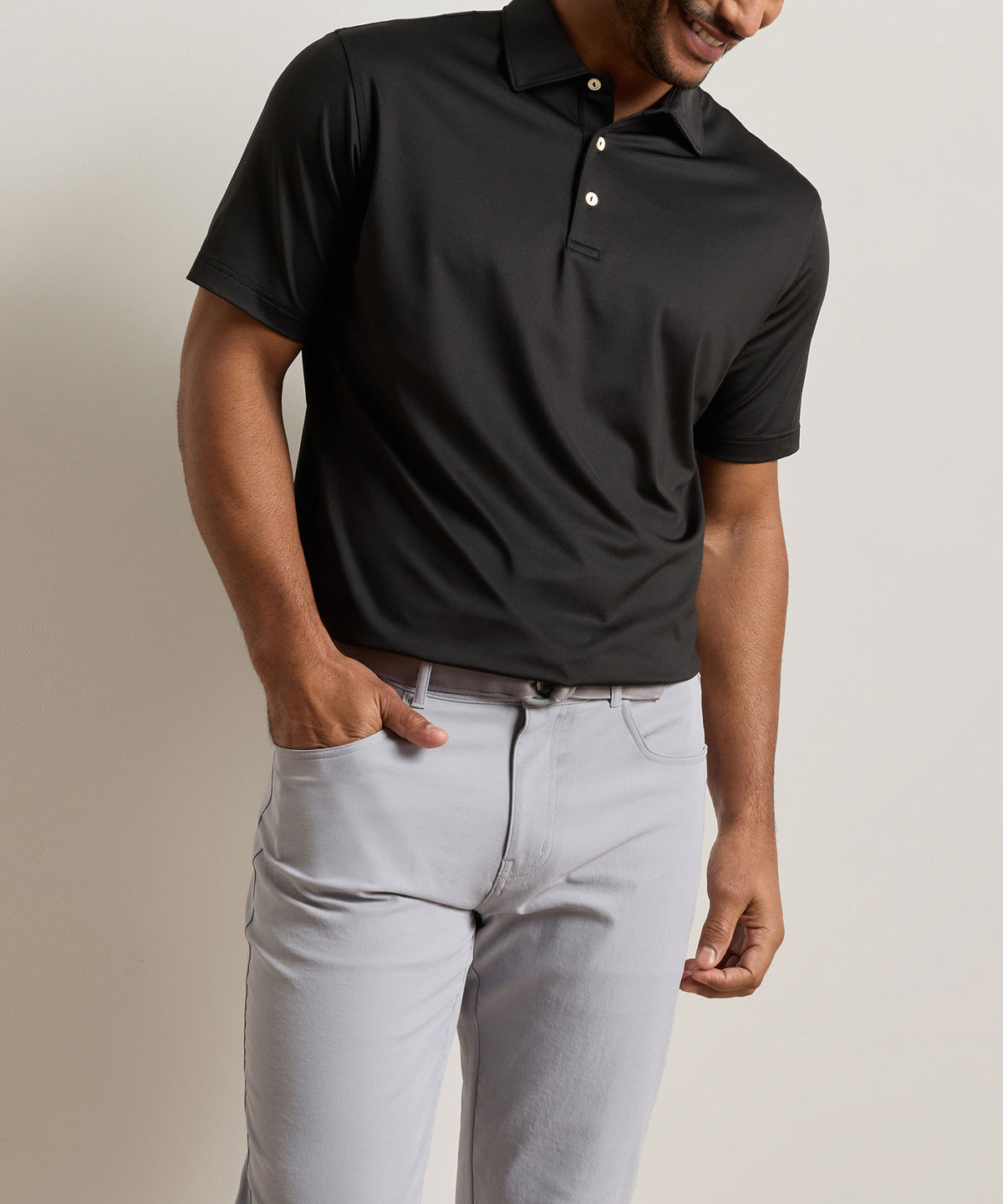 Peter Millar Solid Stretch Jersey Performance Polo Shirt, Men's Big & Tall
