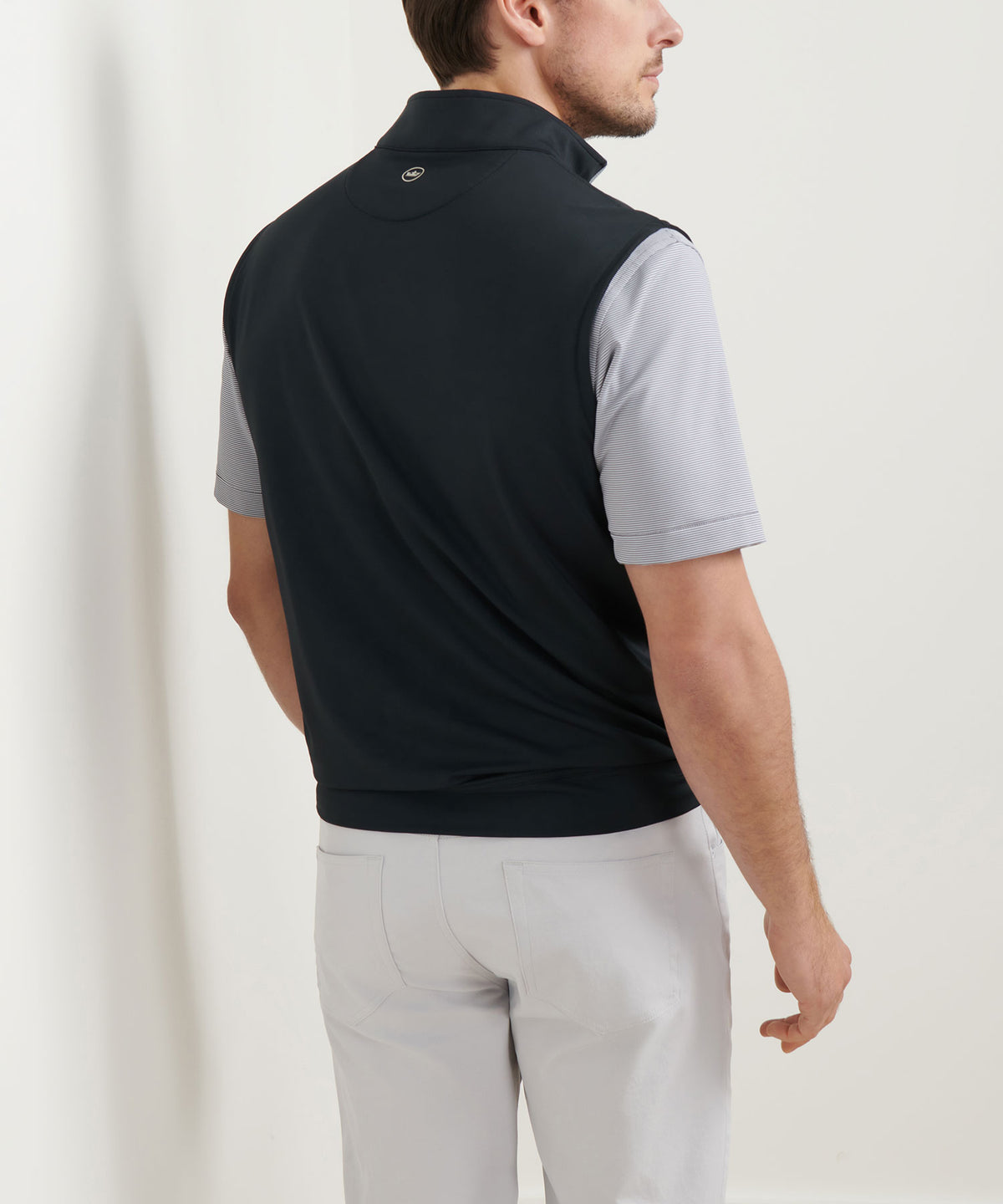Peter Millar Galway Stretch Terry Quarter-Zip Vest, Men's Big & Tall