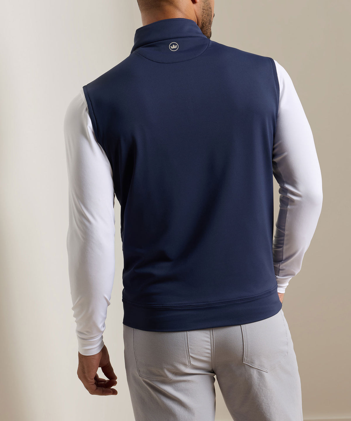 Peter Millar Galway Stretch Terry Quarter-Zip Vest, Men's Big & Tall