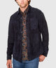 Westport Black Italian Goat Suede Shirt Jacket