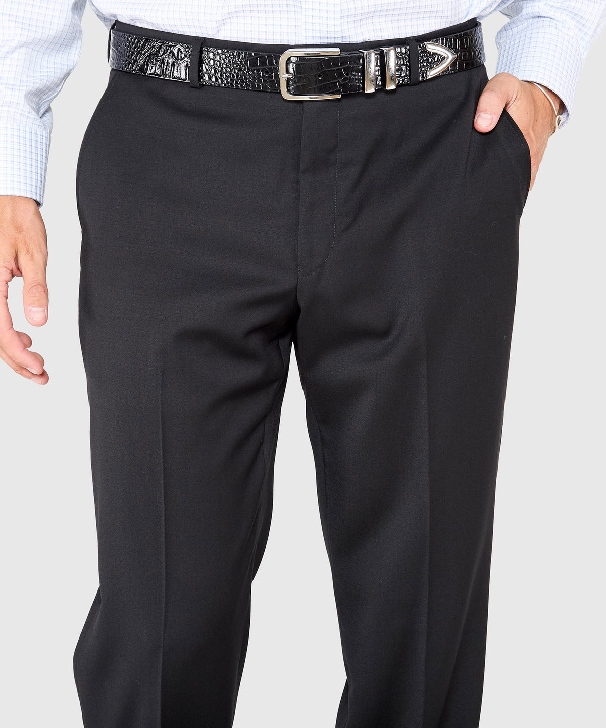 Ballin Flat Front Gabardine Trousers, Men's Big & Tall
