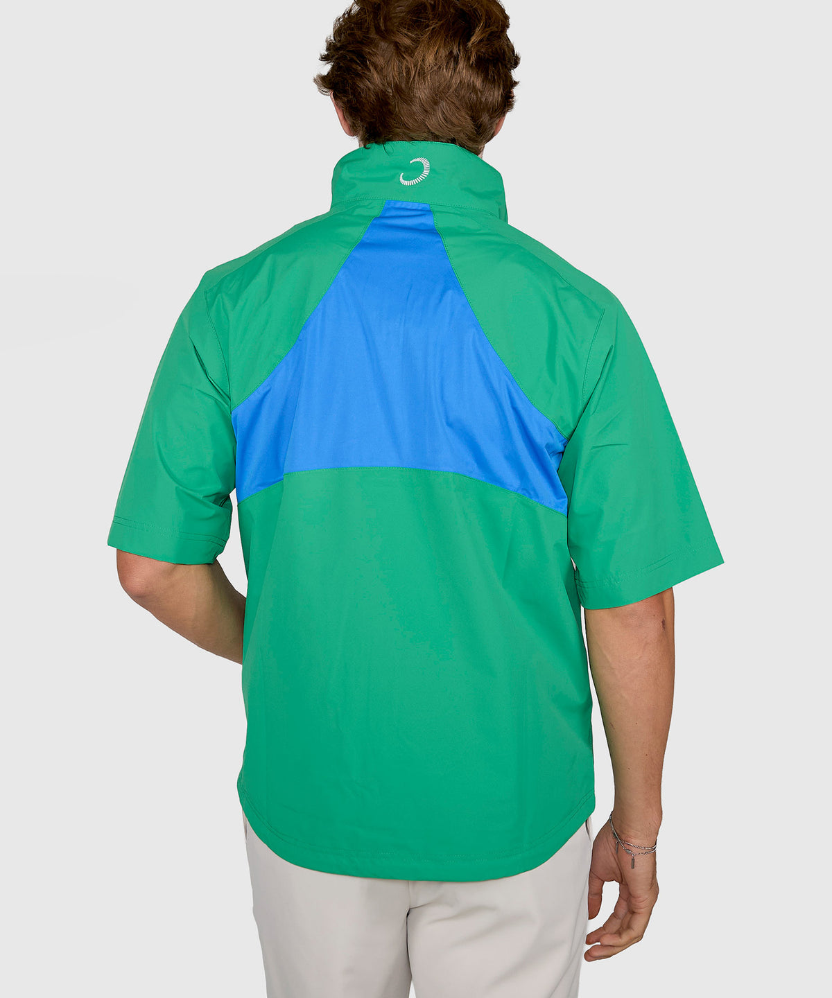 Zero Restriction Half-Sleeve Waterproof Quarter-Zip Jacket, Men's Big & Tall