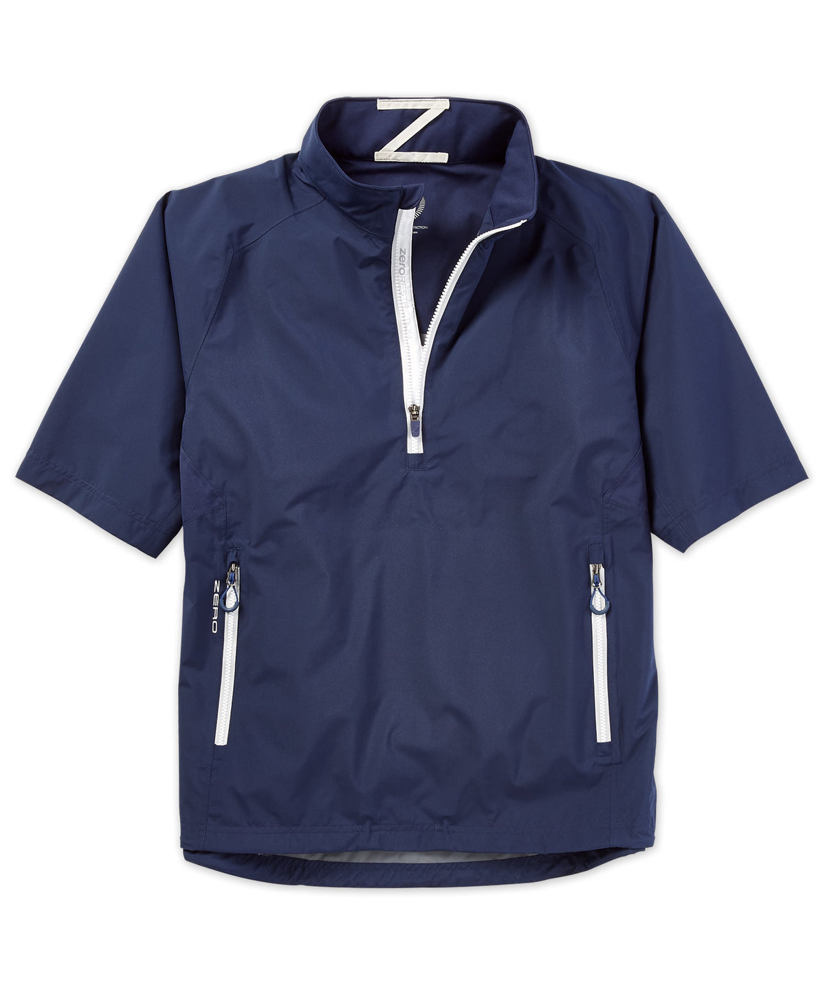 Zero Restriction Half-Sleeve Waterproof Quarter-Zip Jacket, Men's Big & Tall