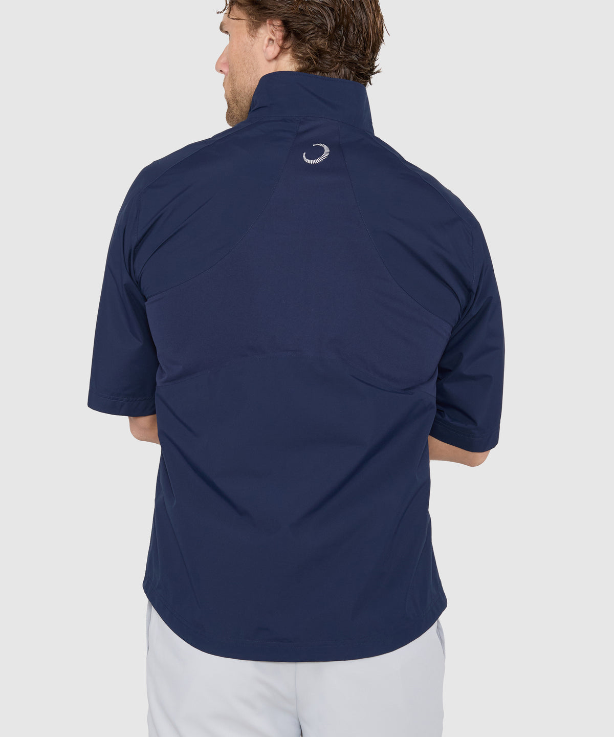 Zero Restriction Half-Sleeve Waterproof Quarter-Zip Jacket, Men's Big & Tall