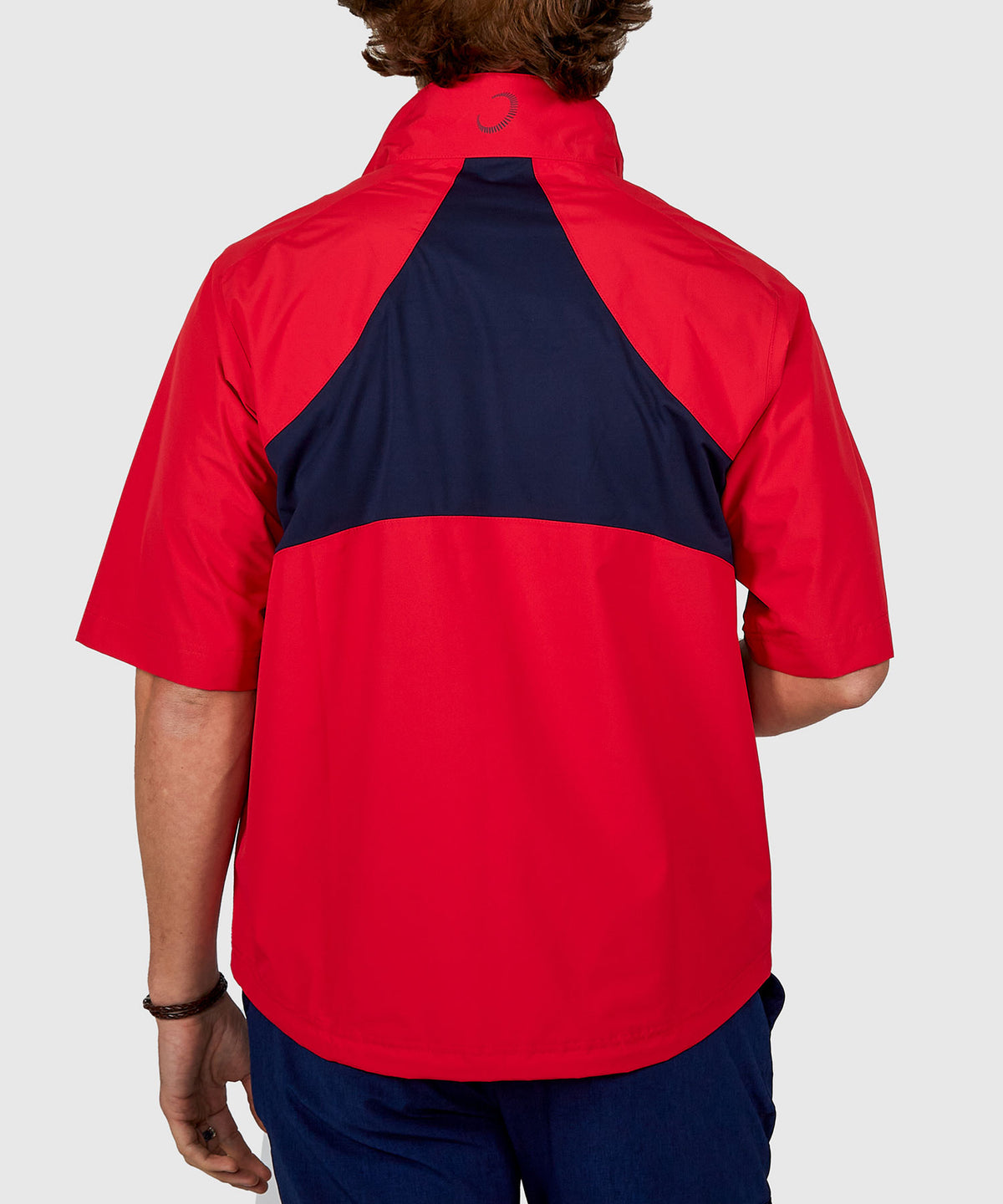 Zero Restriction Half-Sleeve Waterproof Quarter-Zip Jacket, Men's Big & Tall