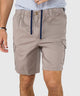 Westport 1989 Stretch Twill Elastic Waist Cargo Shorts