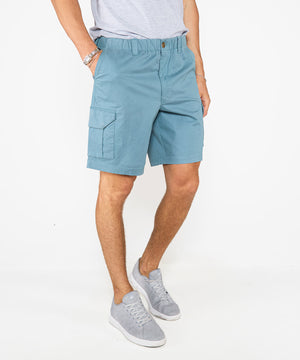 Westport 1989 Stretch Twill Elastic Waist Cargo Shorts