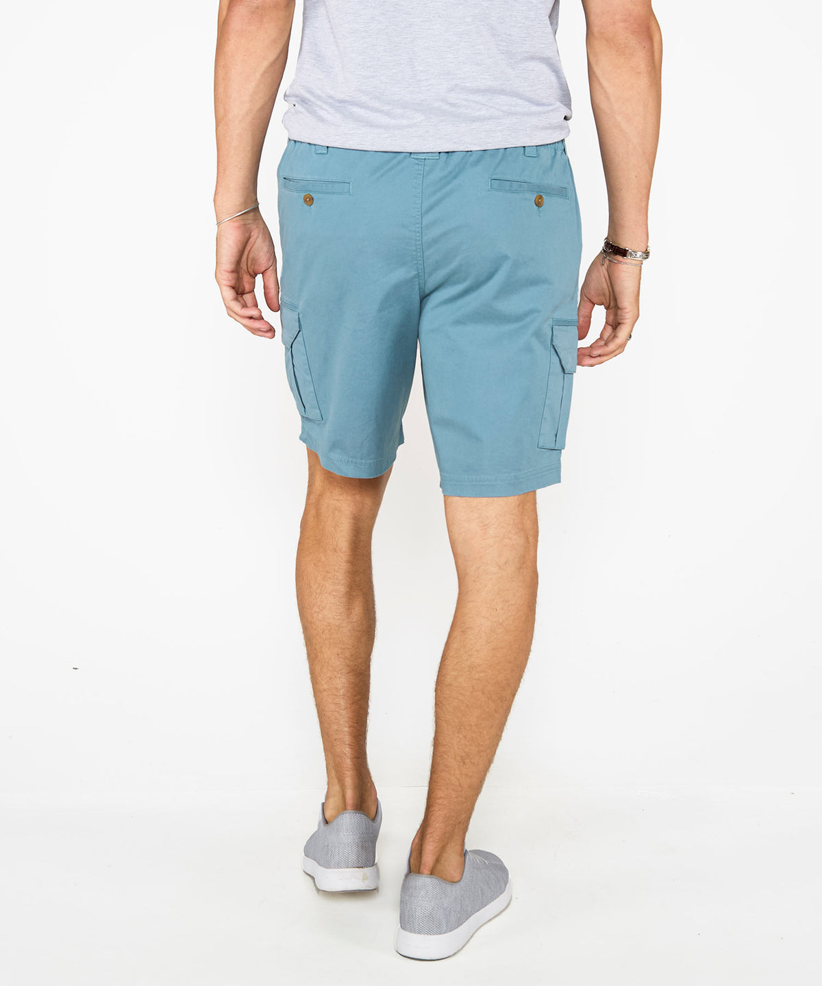 Westport 1989 Stretch Twill Elastic Waist Cargo Shorts, Men's Big & Tall