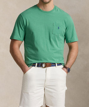 Polo Ralph Lauren Short Sleeve Solid Pocket Crewneck Tee Shirt