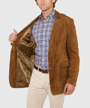 Westport Black Goat Suede Blazer