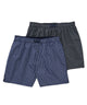 Westport 1989 Woven Cotton Boxers (2-Pack) - Blue/Navy