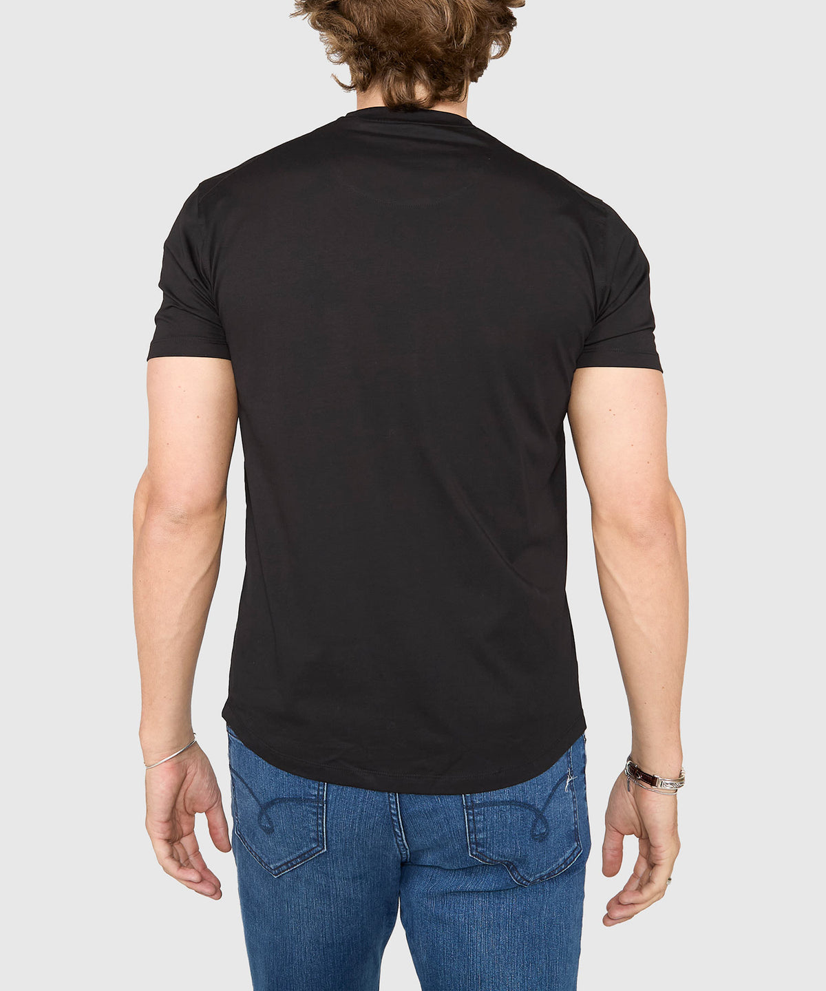 Westport No-Tuck Stretch V-neck Tee Shirt, Men's Big & Tall