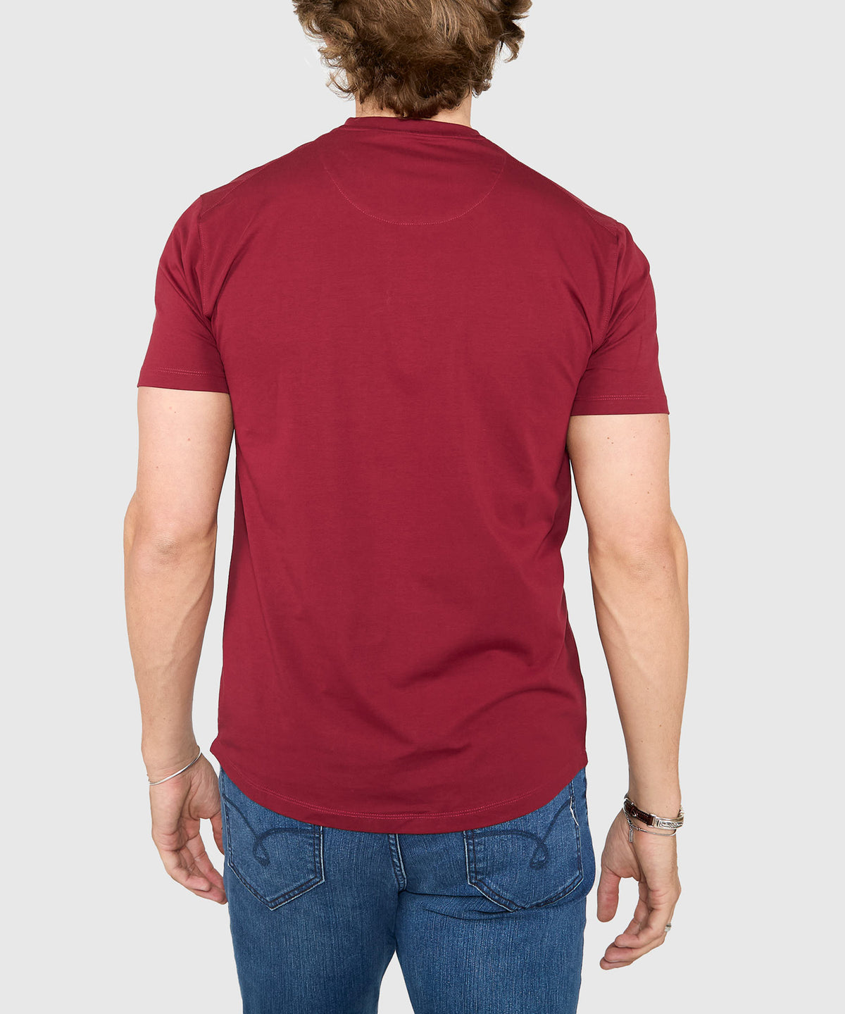 Westport No-Tuck Stretch V-neck Tee Shirt, Men's Big & Tall