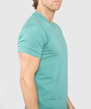 Westport No-Tuck Stretch V-neck Tee Shirt