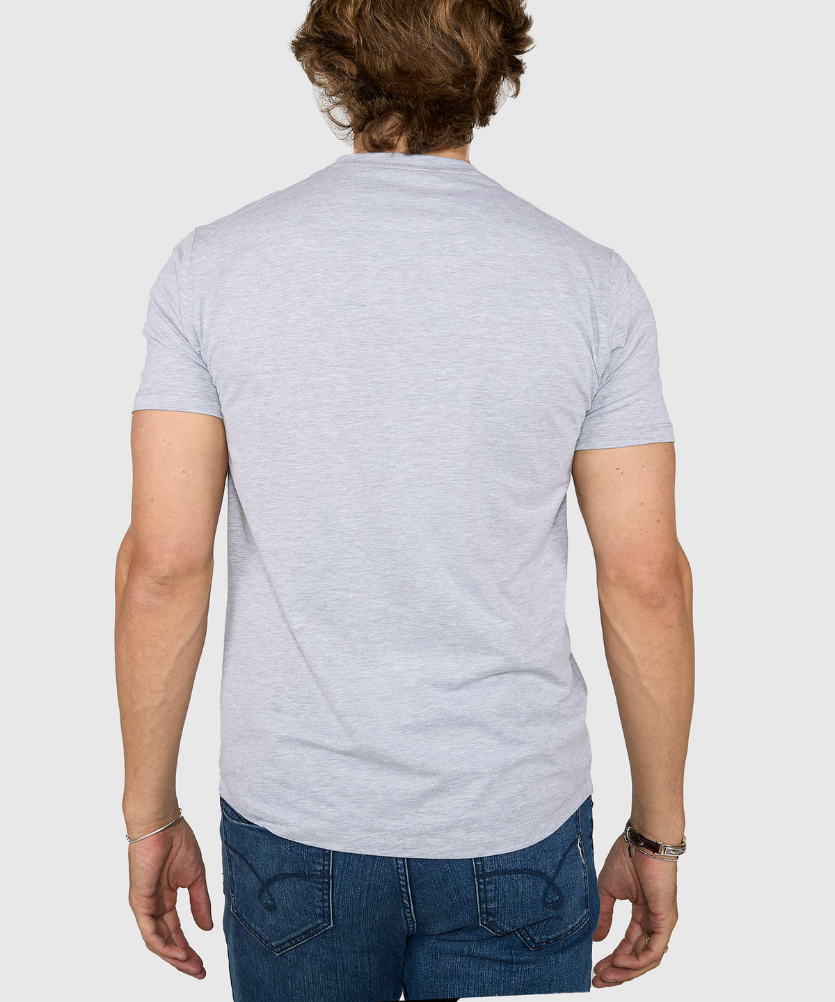 Westport No-Tuck Stretch V-neck Tee Shirt, Men's Big & Tall