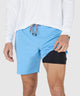 Westport Black Hampton Solid Stretch Swim Trunk with Boxer Lining