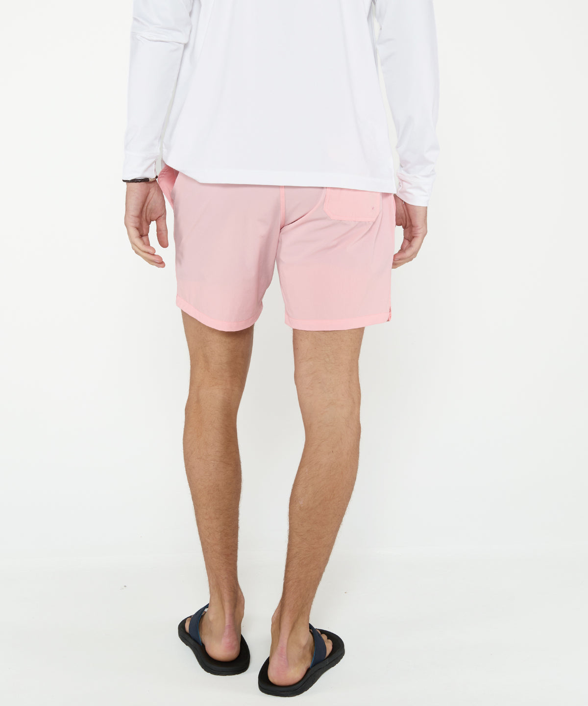 Westport Black Hampton Solid Stretch Swim Trunk with Boxer Lining, Men's Big & Tall