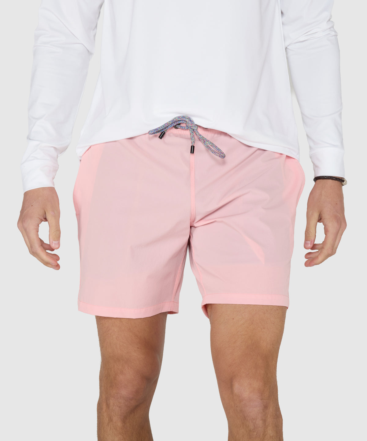 Westport Black Hampton Solid Stretch Swim Trunk with Boxer Lining, Men's Big & Tall